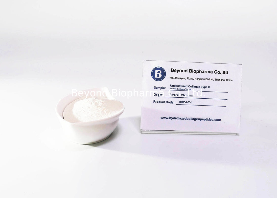 Molecular Structure Native Type ii Collagen , Undenatured Hydrolyzed