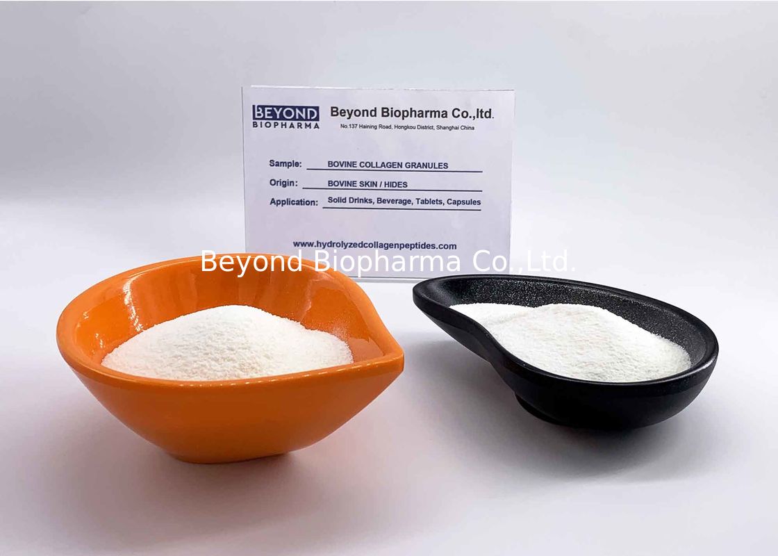 Food Grade Bovine Hide Hydrolyzed Collagen Granule Peptides for Solid