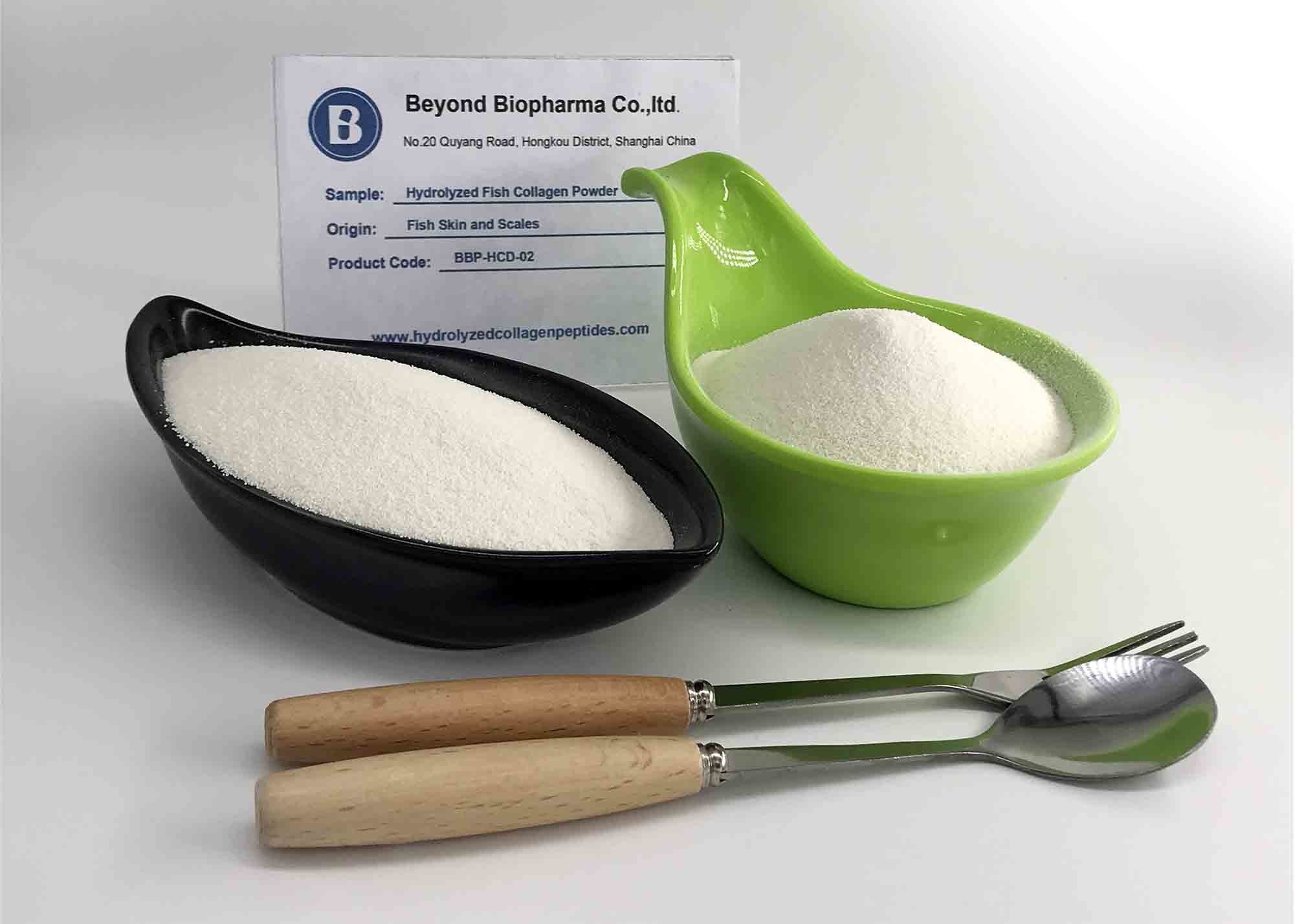 None GMO Fish Collagen Peptide Powder , Hydrolyzed Collagen Type 1 From ...