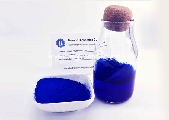 Blue Spirulina Liquid Extract For Food Pigment Liquid Phycocyanin E30